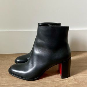 Adoxa 70 mm Low boots - Calf leather - Black